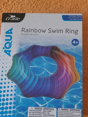 Rainbow Swim Ring - Multicolor  Swim Float